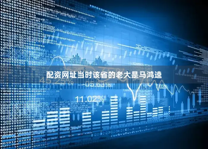 配资网址当时该省的老大是马鸿逵